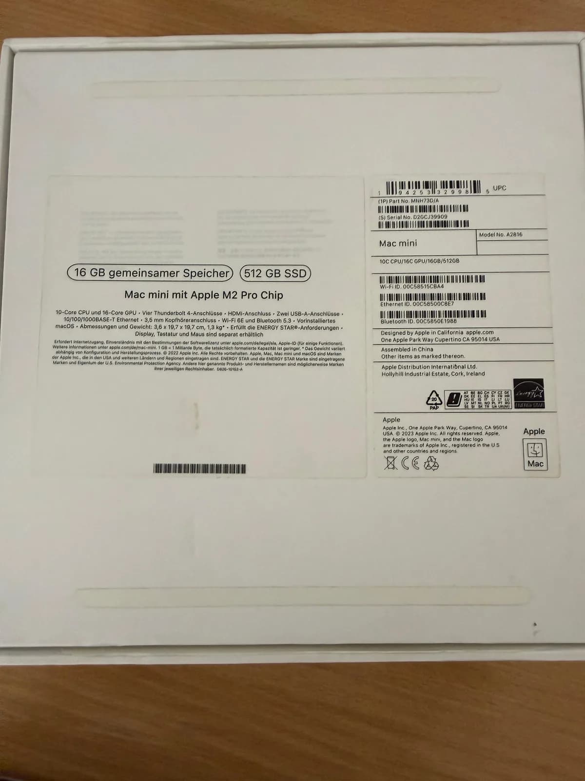 Apple Mac mini me M2 Pro Chip, 512 GB SSD — foto 2 nga 3