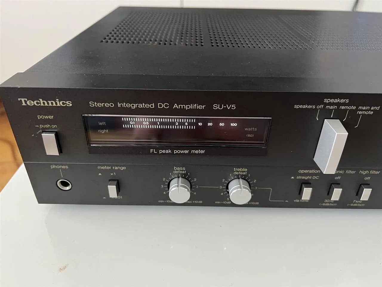 Technics SU-V5 — amplifikator stereo — foto 2 nga 7