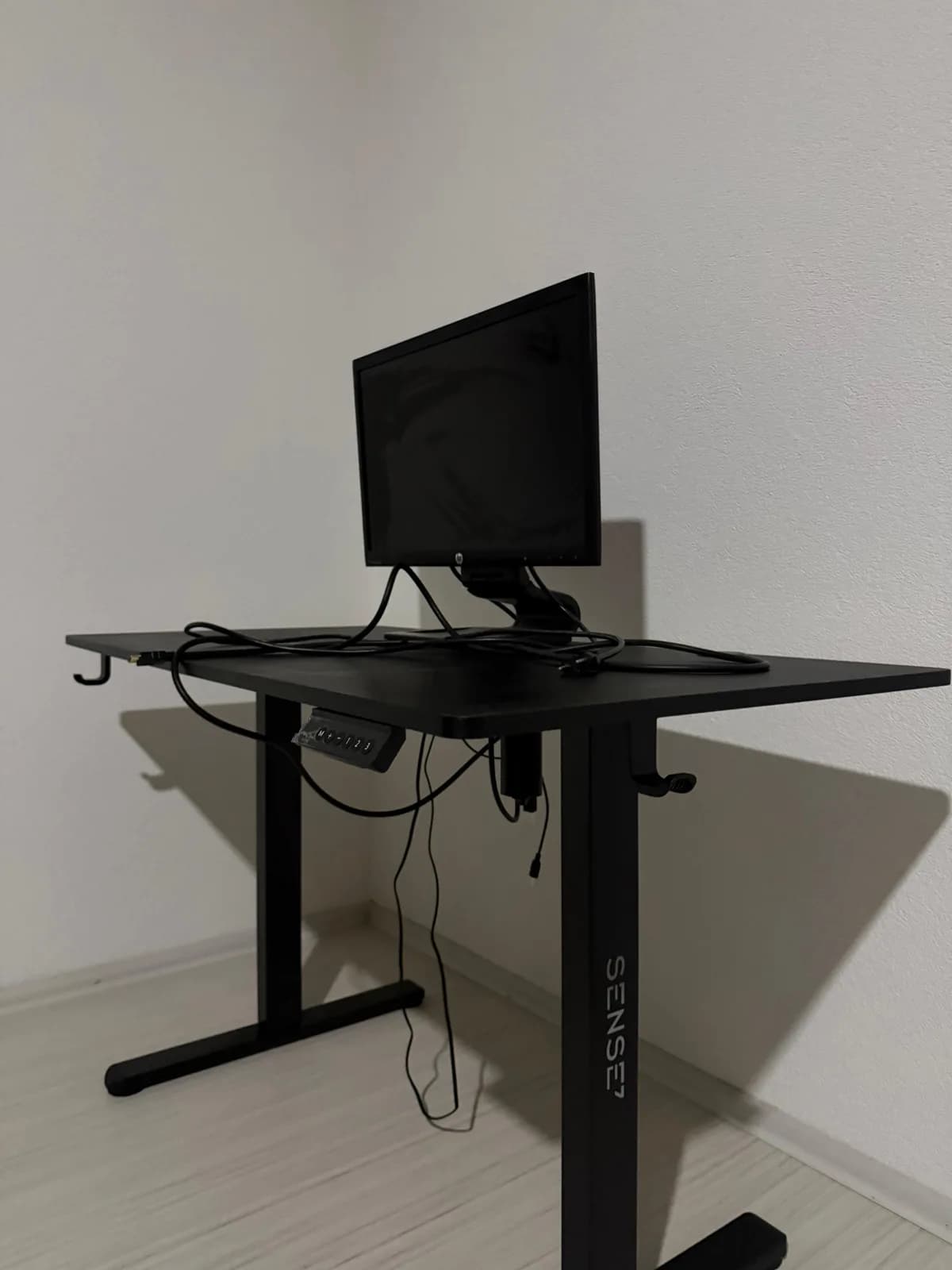 Tavolinë elektrike SENSE 7 Nojo, 120 cm x 60 cm, e zezë — foto 2 nga 3