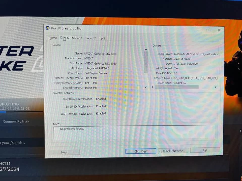 Shitet kompjuter gaming me RTX 3060 dhe 32 GB RAM — foto 2 nga 7