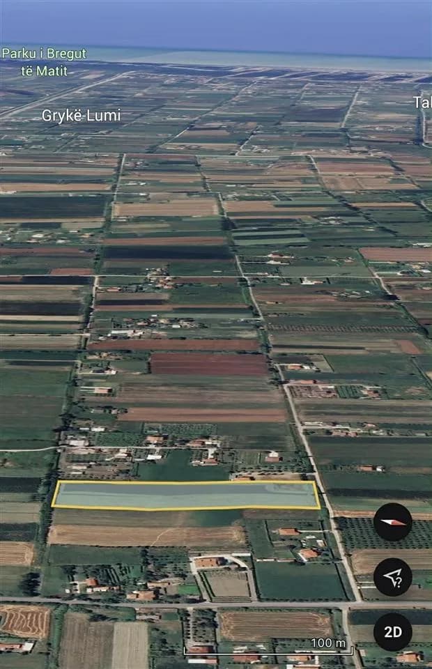 Shitet tokë në Tale, 4 km larg detit, 2000 € për ari — foto 1 nga 7