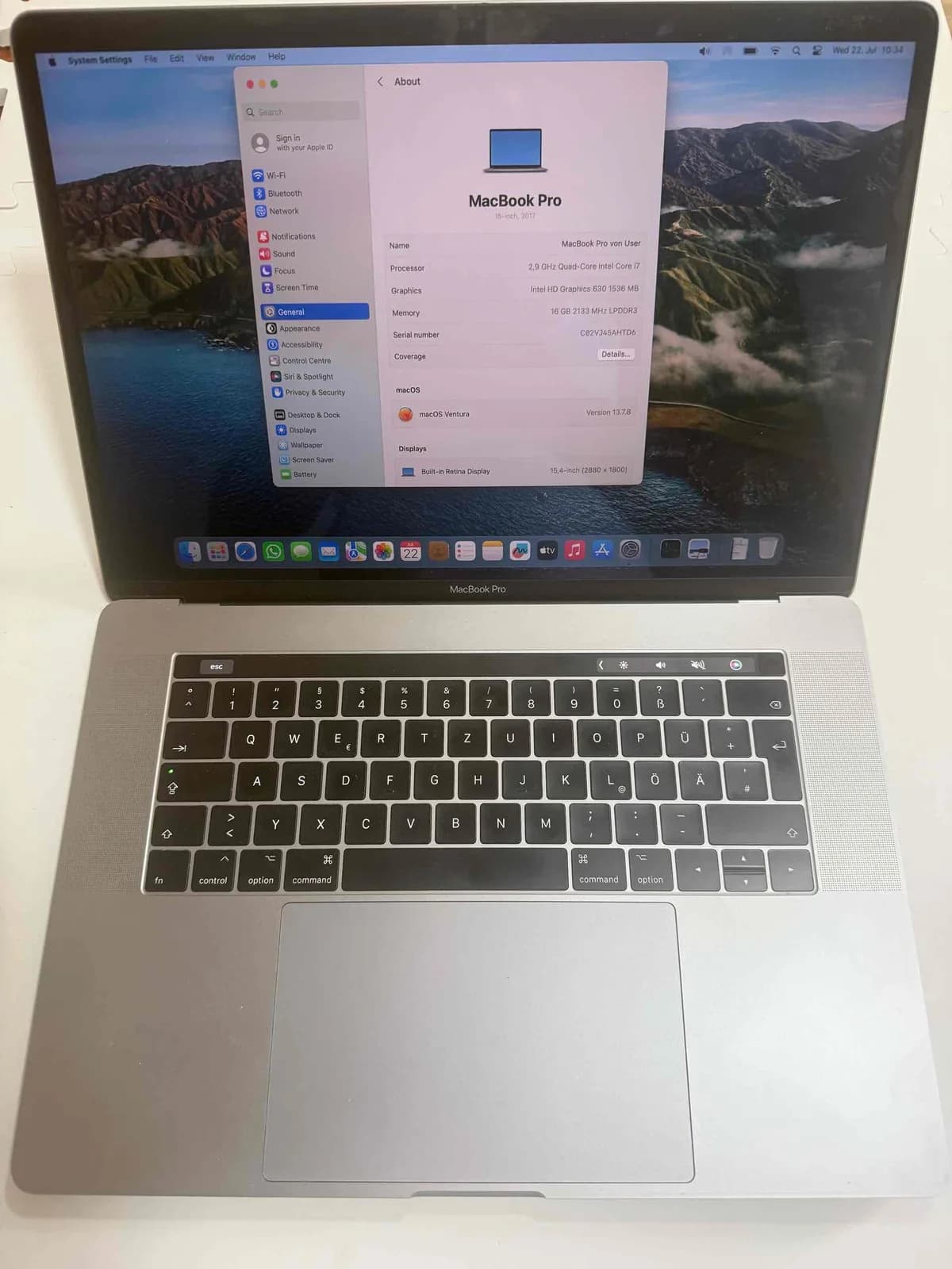 Laptop MacBook Pro — foto 2 nga 2