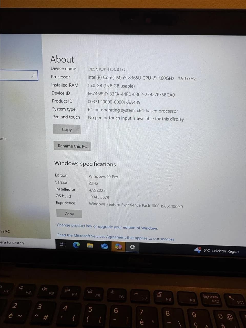 Dell Latitude 7490, i5, 16 GB, 256 SSD — foto 2 nga 3