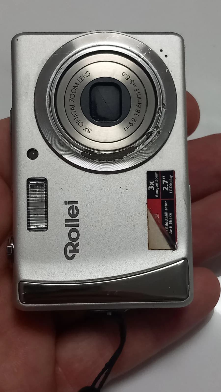 Rollei Compactline 202 – aparat fotografik kompakt, 12 MP, 3x optik — foto 1 nga 11