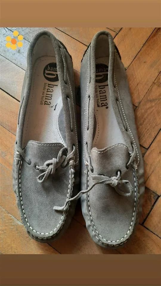 Mokasina të lëkurës (suede) Bama për femra — foto 1 nga 3