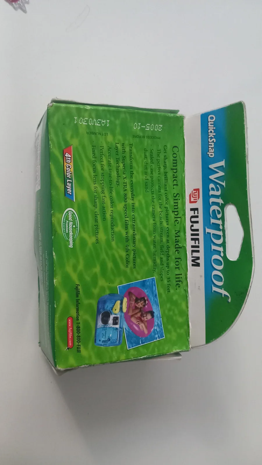 Fujifilm QuickSnap Waterproof, në paketë, pa përdorur — foto 2 nga 5