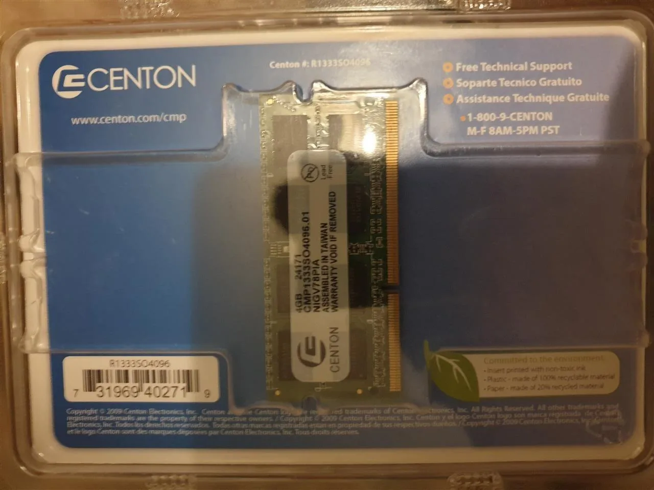 Memorie RAM DDR3 4 GB për laptop — foto 1 nga 2