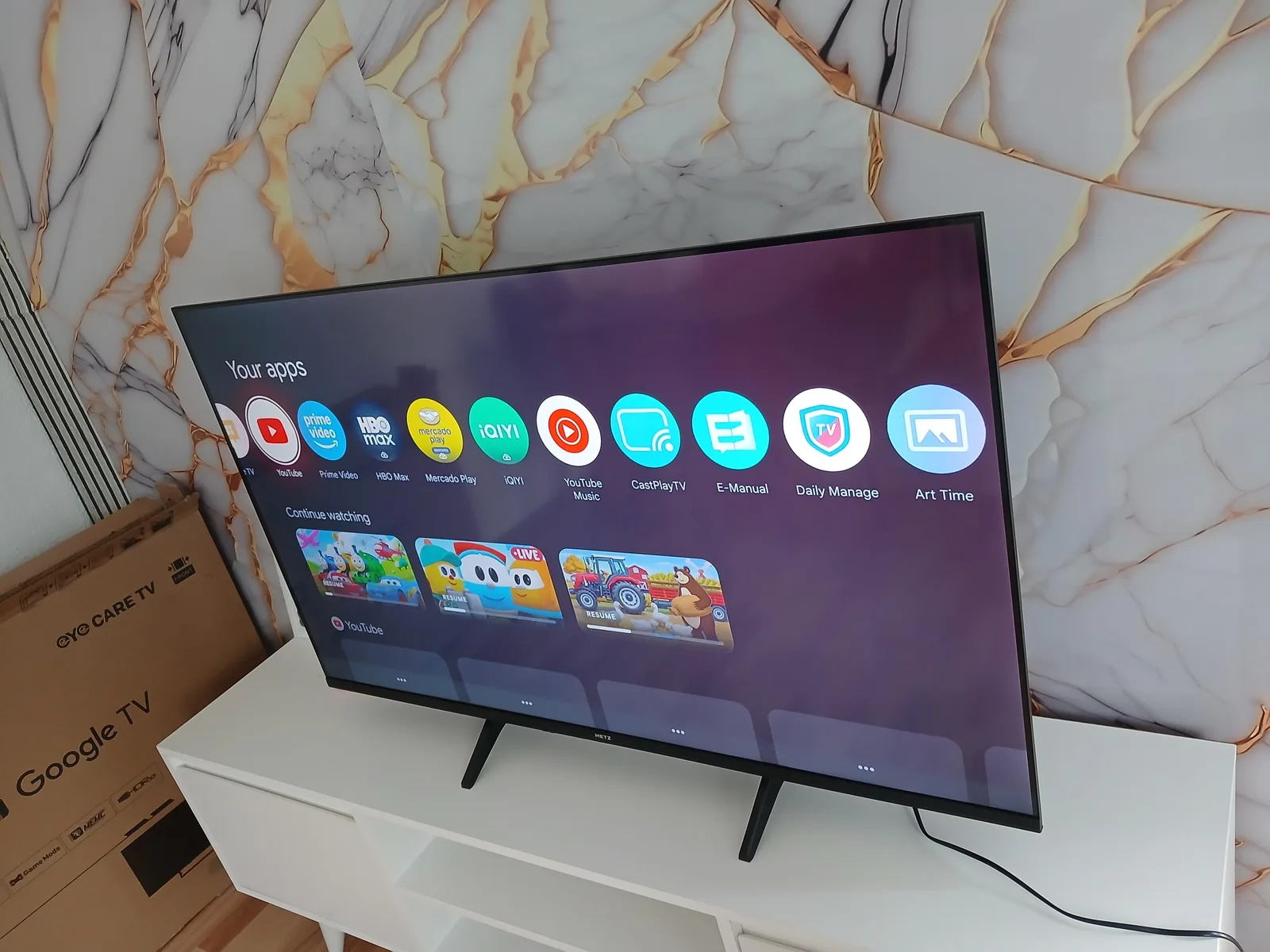 TV gjerman Metz 50 inch, në pako, i papërdorur — foto 1 nga 2