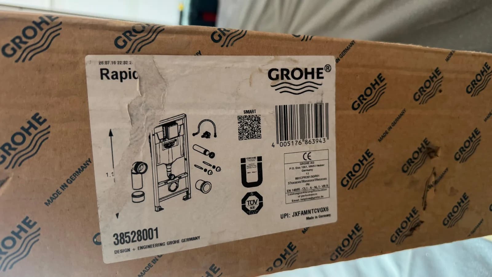 Kornizë me rezervuar Grohe Rapid SL — foto 1 nga 2
