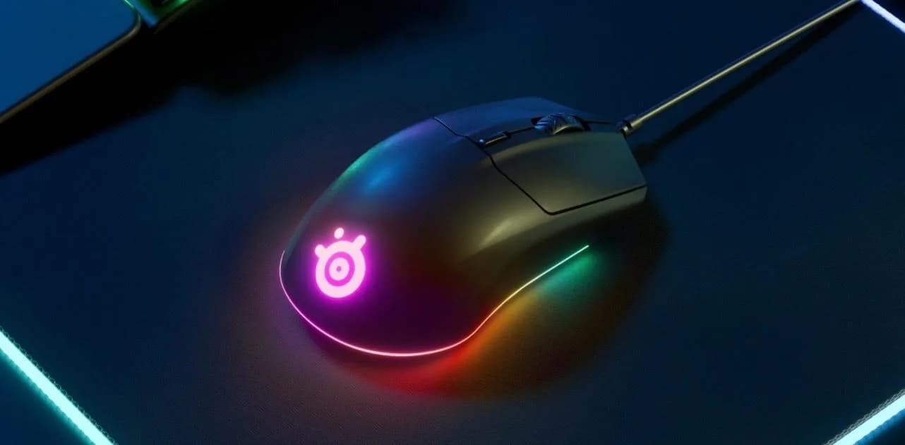 Maus SteelSeries Rival 3 për gaming – i zi — foto 1 nga 10