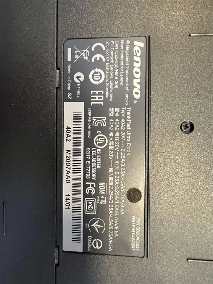 ThinkPad Pro Dock Station 40A2 — foto 1 nga 5