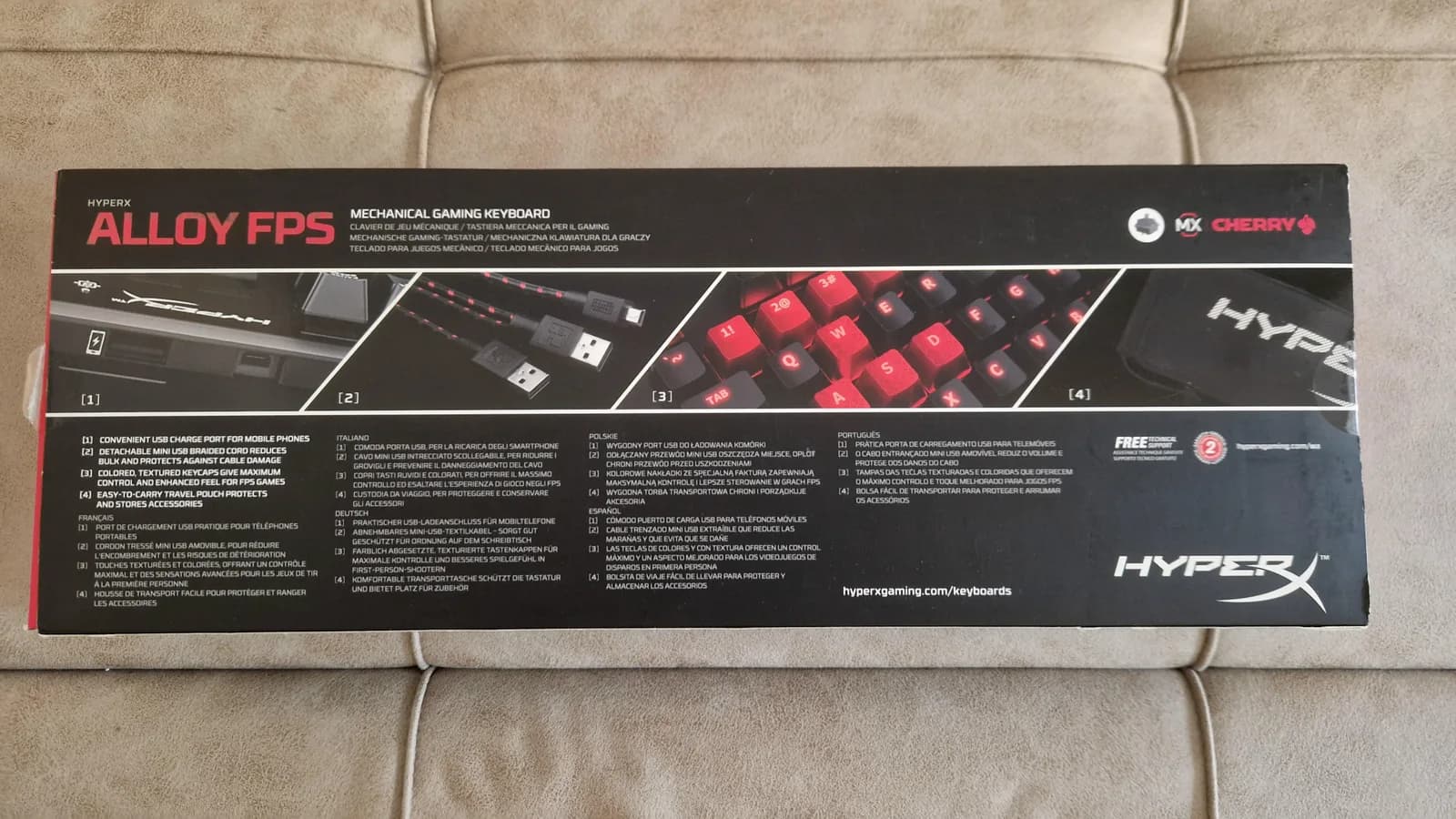 Tastierë gaming HyperX — foto 2 nga 8