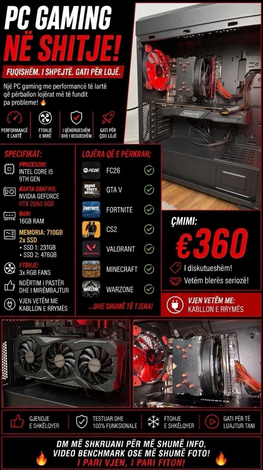 Gaming PC - Sindroma Case — foto 1 nga 3