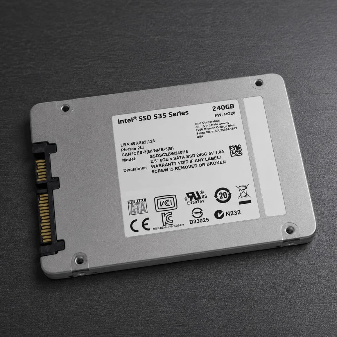 Intel 530 Series SSD 240 GB — foto 2 nga 3