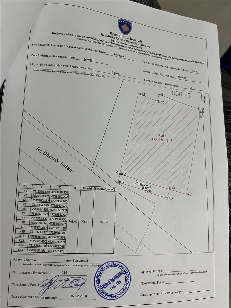 Shtëpi në shitje në lagjen Mati, 5.5 ari, rr. Dhimitër Fullani — foto 2 nga 2