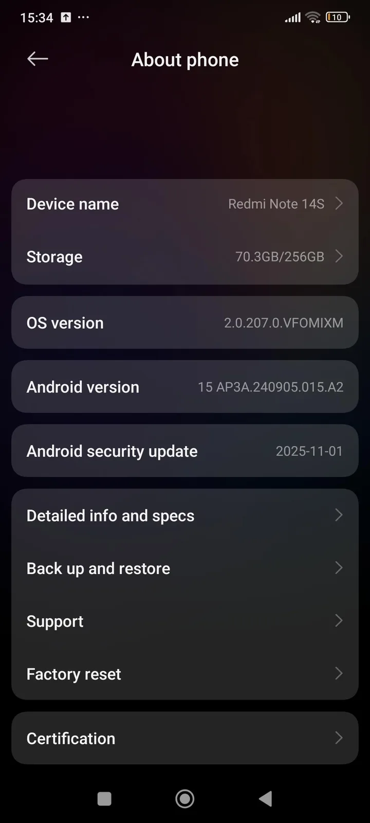 Xiaomi Redmi Note 14S — foto 2 nga 4