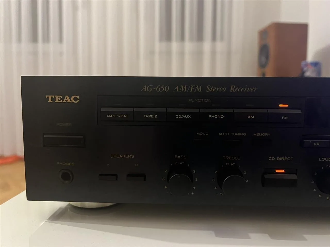 TEAC AG-650 stereo amplifier/receiver — foto 2 nga 6