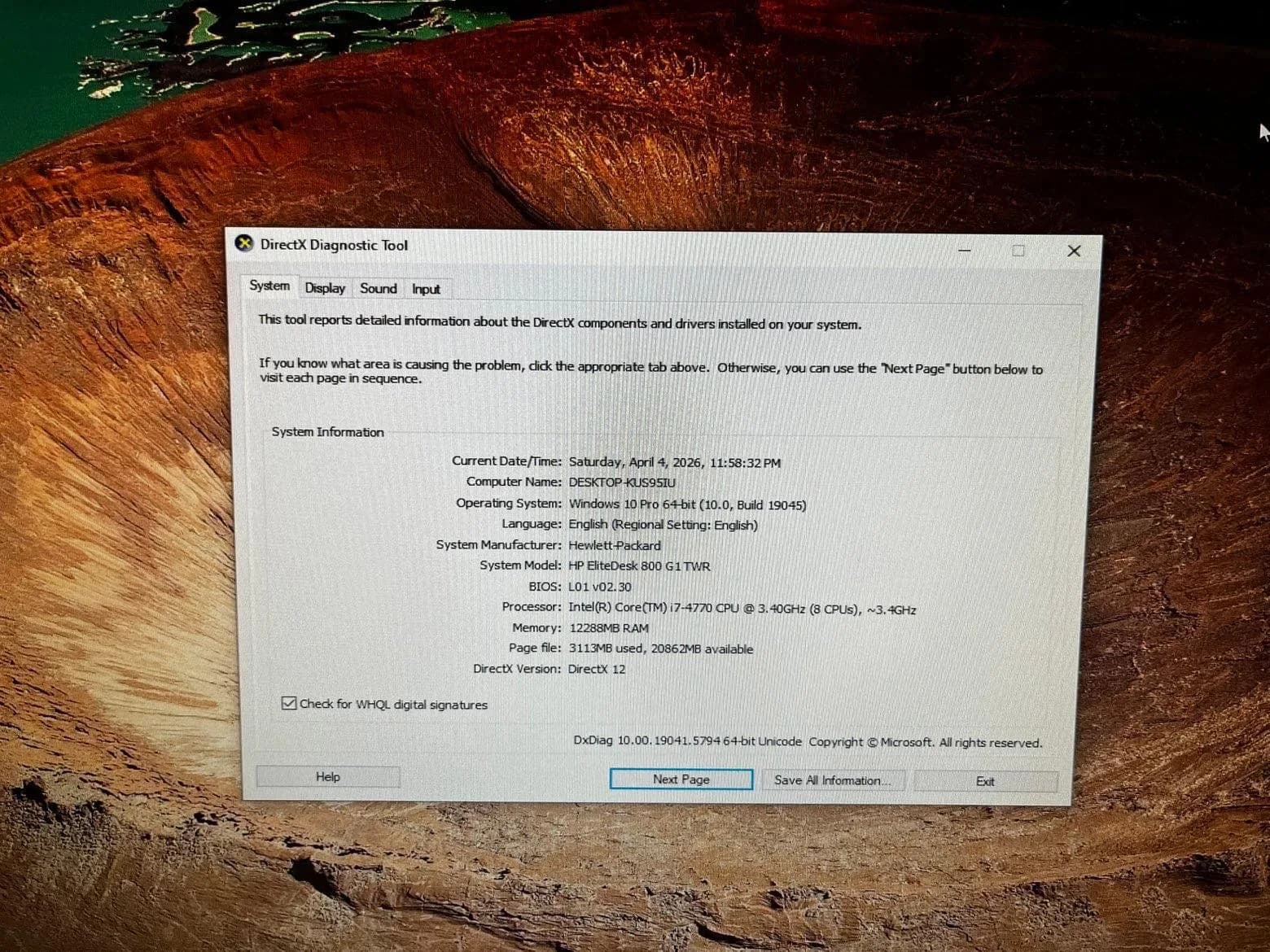 Kompjuter Intel Core i7-4770, GTX 1650 — foto 1 nga 4