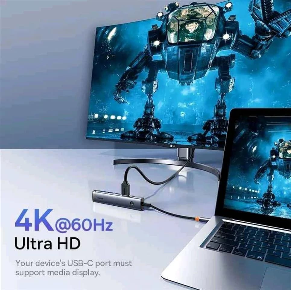 Baseus UltraJoy Series 6 Hub — foto 2 nga 6