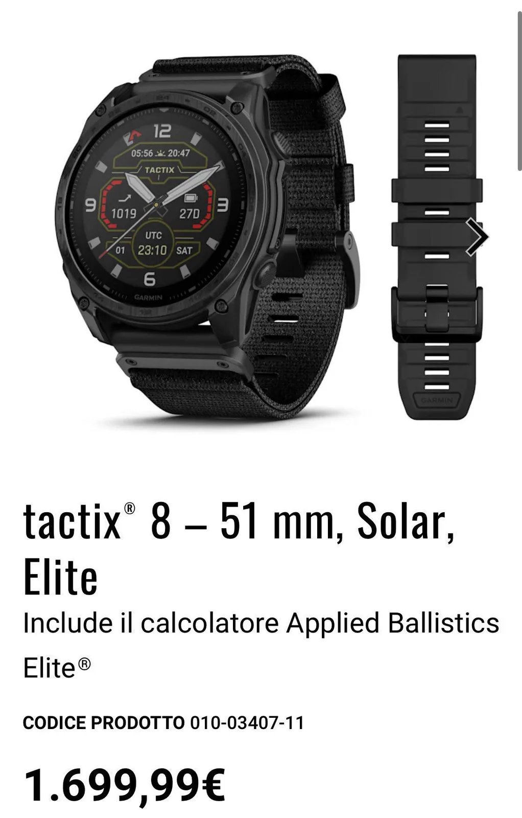 Garmin Tactik 8, 51 mm — foto 2 nga 2
