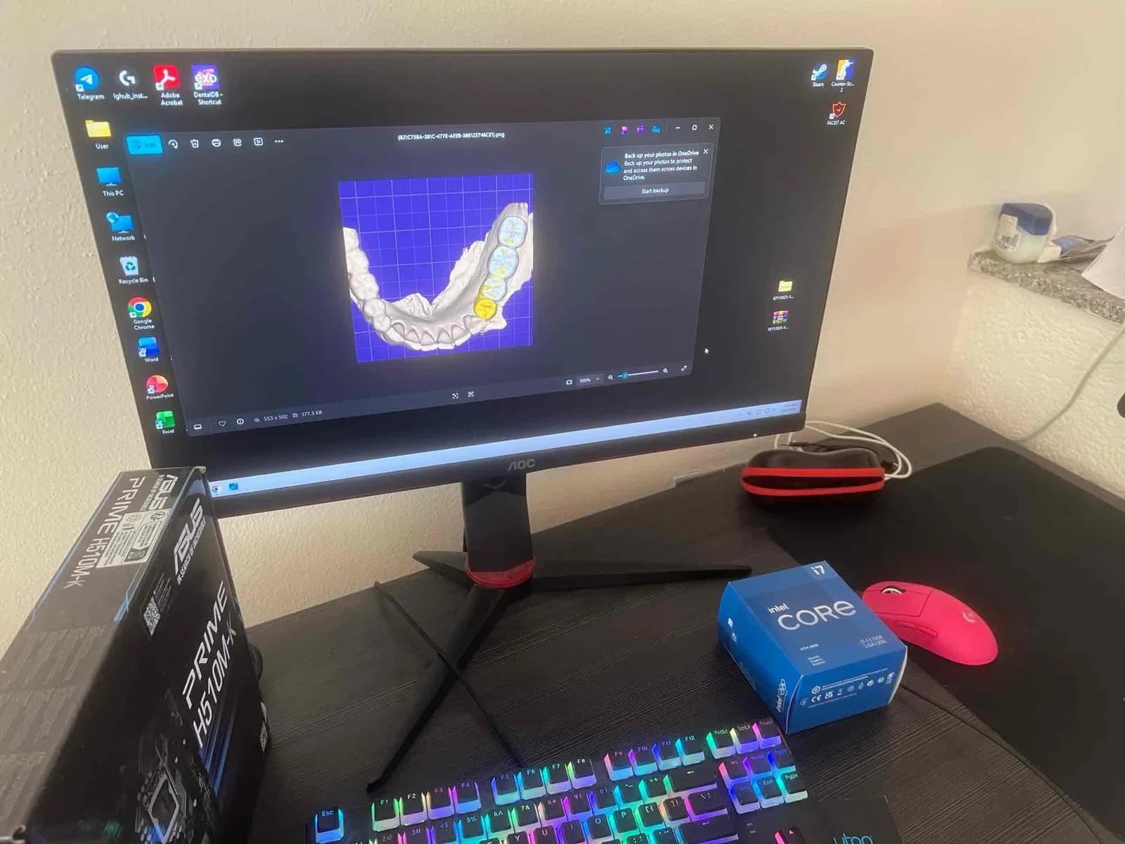 Monitor AOC 23.8" — foto 1 nga 4