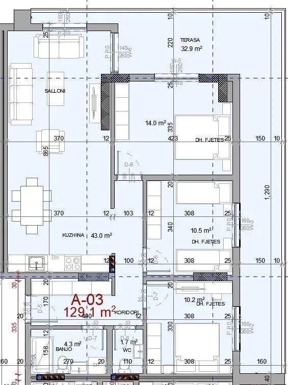 Banesë 129,1 m² në katin e parë, në Bajram Curr — foto 2 nga 4