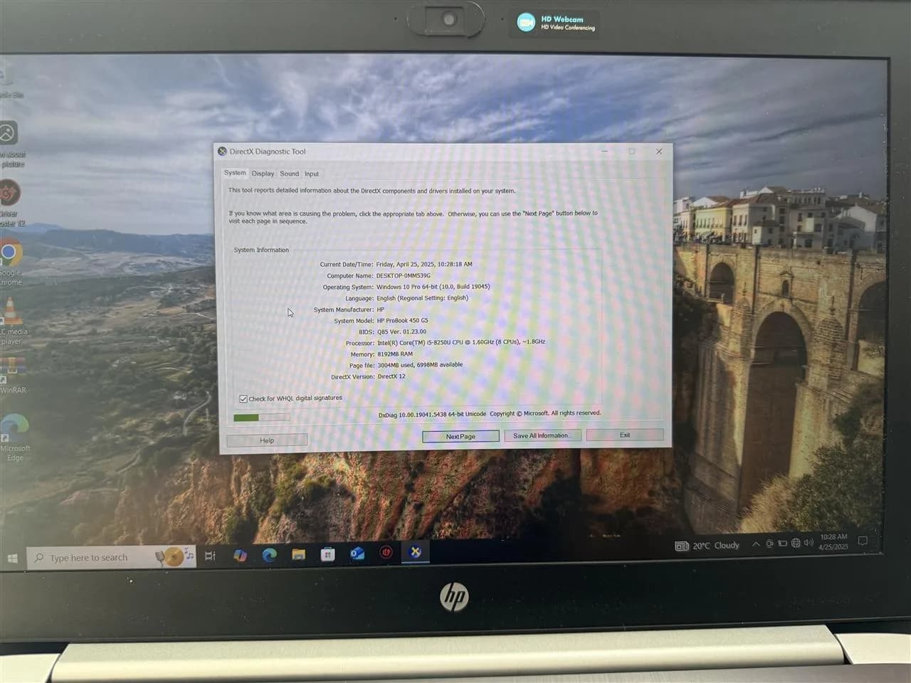 Laptop HP ProBook 450 G5 — foto 2 nga 5