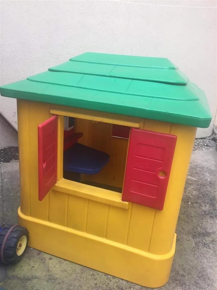 Karrocë dhe shtëpizë për fëmijë — foto 1 nga 4