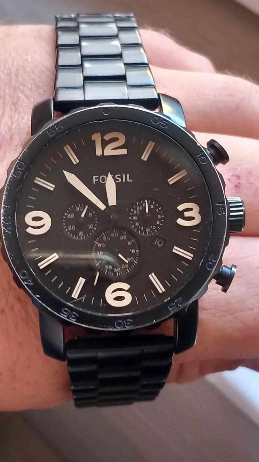Fossil Nate Chronograph — orë dore — foto 1 nga 8