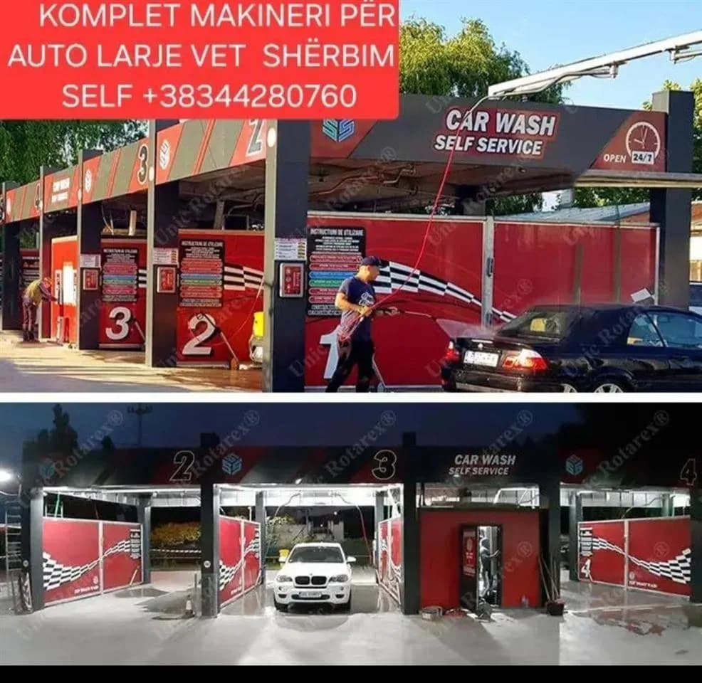 Auto larje vetëshërbim, set komplet — foto 1 nga 11