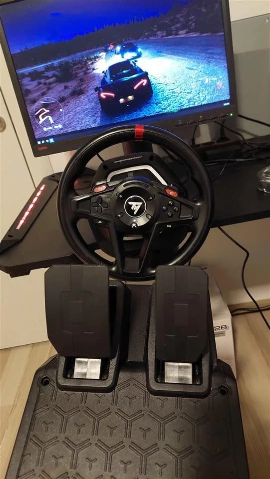 Timon dhe pedale Thrustmaster T128 për lojëra — foto 1 nga 6