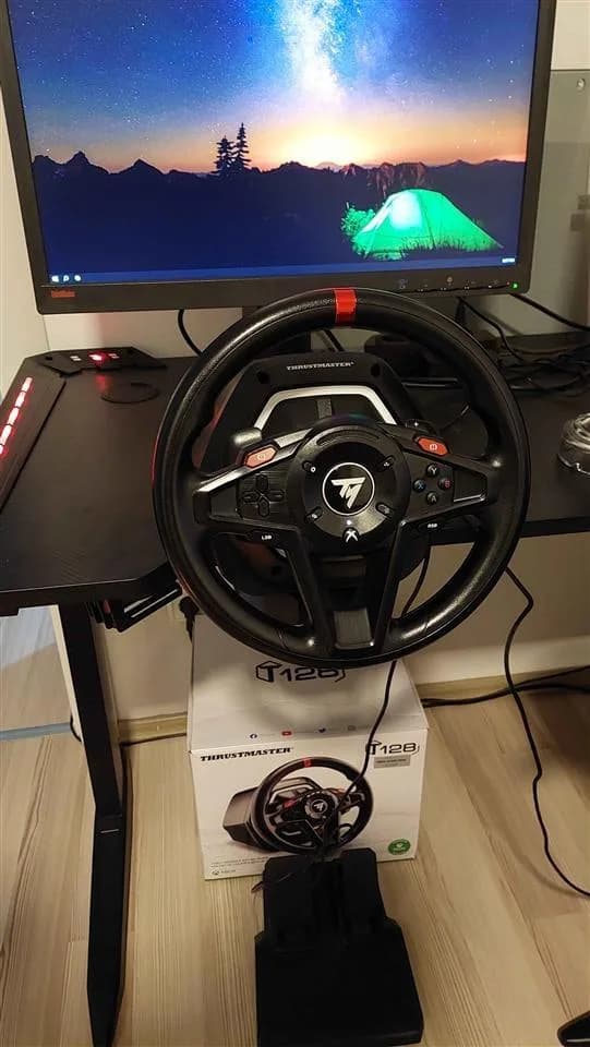 Timon dhe pedale Thrustmaster T128 për lojëra — foto 2 nga 6