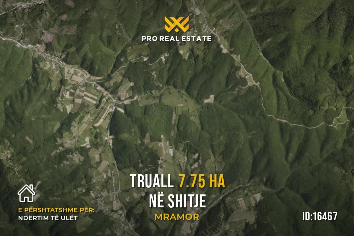 Truall 7.75 Ha për SHITJE në Mramor